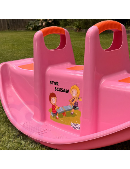 Многоместный качающийся стул WOOPIE STAR Balance Swing, розовый