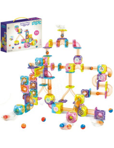 WOOPIE Magnetiniai blokai Kulkosvaidžio takas Balodromas 89 el.
