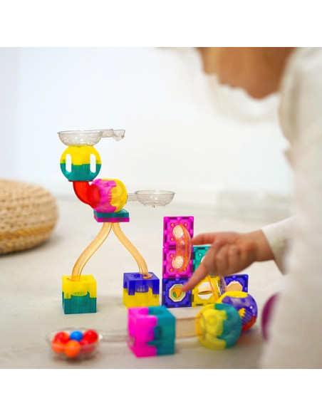 WOOPIE Magnetiniai blokai Kulkosvaidžio takas Balodromas 89 el.