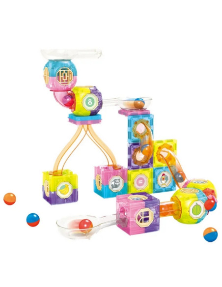 WOOPIE Magnetiniai blokai Kulkosvaidžio takas Balodromas 89 el.