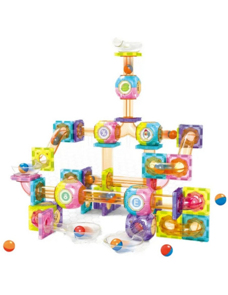 WOOPIE Magnetiniai blokai Kulkosvaidžio takas Balodromas 89 el.