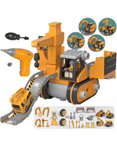 Набор для самостоятельного завинчивания WOOPIE Mega Construction Site 5-в-1 XXL