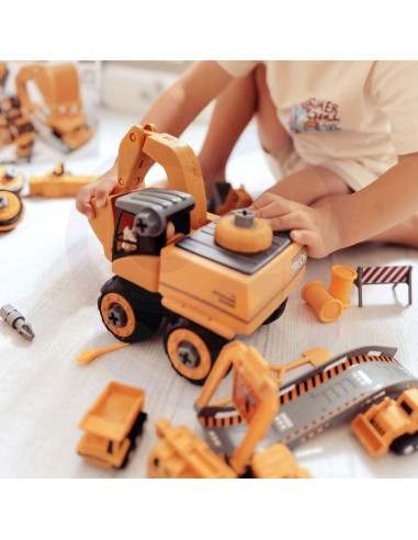 WOOPIE Mega Plac Budowy 5w1 Zestaw XXL do Skręcania DIY