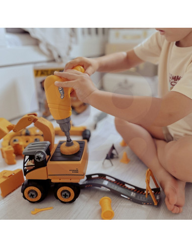 WOOPIE Mega Plac Budowy 5w1 Zestaw XXL do Skręcania DIY