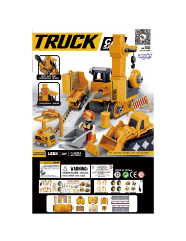 WOOPIE Mega Plac Budowy 5w1 Zestaw XXL do Skręcania DIY