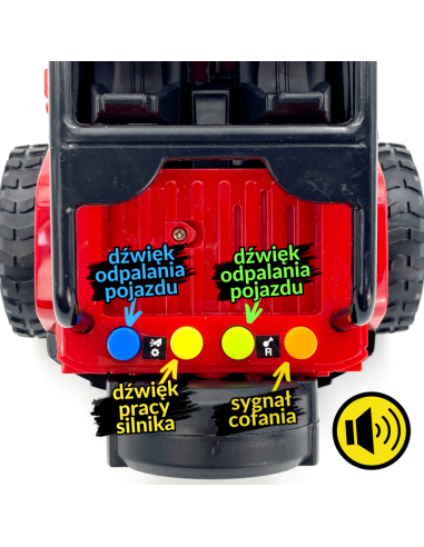 WOOPIE Jeep Auto Внедорожник со звуком и светом