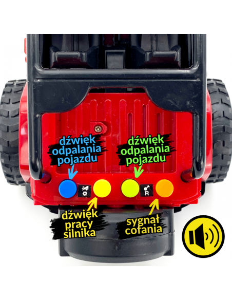 WOOPIE Jeep Auto Внедорожник со звуком и светом