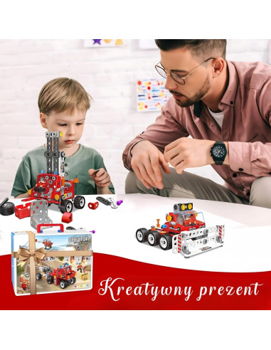 WOOPIE Zestaw Konstrukcyjny Creator City Fire Brigade