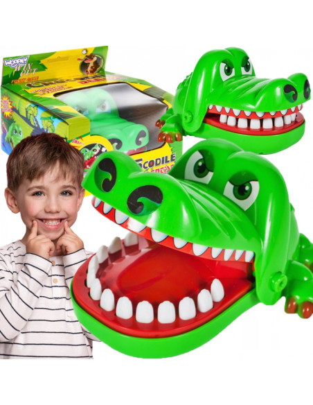 WOOPIE Gra Zręcznościowa Gryzący Krokodylek Chory Ząbek u Dentysty WOOPIE Gra Zręcznościowa Gryzący Krokodylek Chory Ząbek u Dentysty