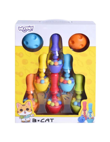 WOOPIE Красочный боулинг для детей 8 шт.