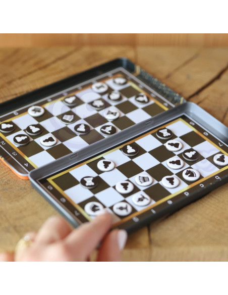 WOOPIE IQ Gra Szachy Warcaby Magnetyczne 2w1 Podróżna Kieszonkowa 5 sztuk WOOPIE IQ Gra Szachy Warcaby Magnetyczne 2w1 Podróżna Kieszonkowa 5 sztuk