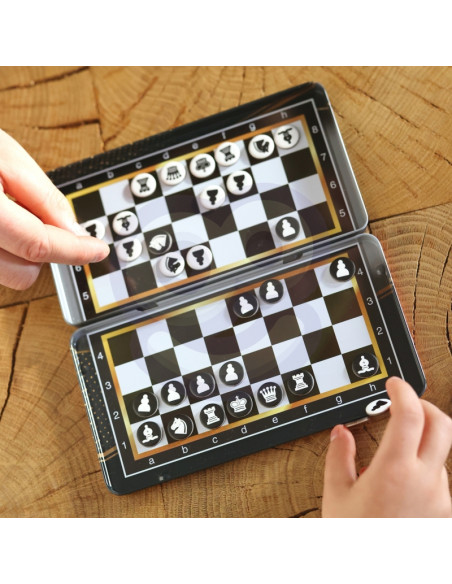 WOOPIE IQ magnetinės šaškės 2in1 kelioninis kišeninis šachmatų žaidimas 5 figūros WOOPIE IQ magnetinės šaškės 2in1 kelioninis kišeninis šachmatų žaidimas 5 figūros