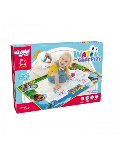 WOOPIE Mata Wodna do Malowania Safari Literki Cyferki