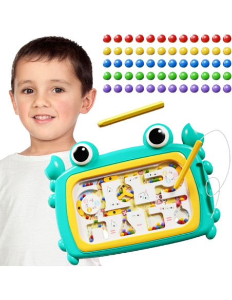 WOOPIE Magnetinė Montessori lenta - labirintas Krabas WOOPIE Magnetinė Montessori lenta - labirintas Krabas