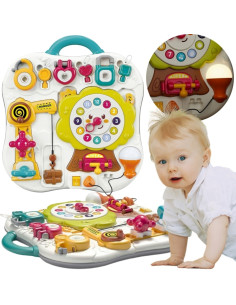 WOOPIE Montessori manipuliacinė sensorinė interaktyvi žaidimo lenta mažyliams