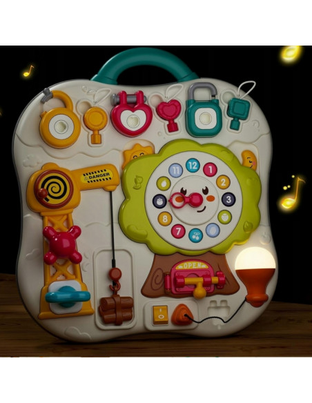 WOOPIE Montessori manipuliacinė sensorinė interaktyvi lenta mažyliams