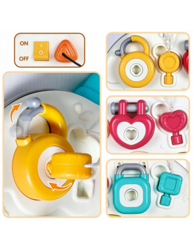 WOOPIE Tablica Montessori Manipulacyjna Sensoryczna Interaktywna dla Malucha