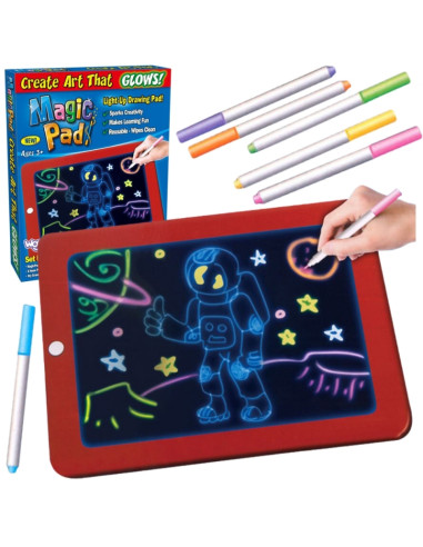 WOOPIE Magiczny Tablet Graficzny do Rysowania Neonowe Kolory