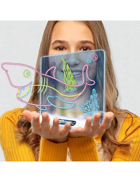 WOOPIE Magnetyczna Tablica 3D Podświetlenie LED do Rysowania WOOPIE Magnetyczna Tablica 3D Podświetlenie LED do Rysowania