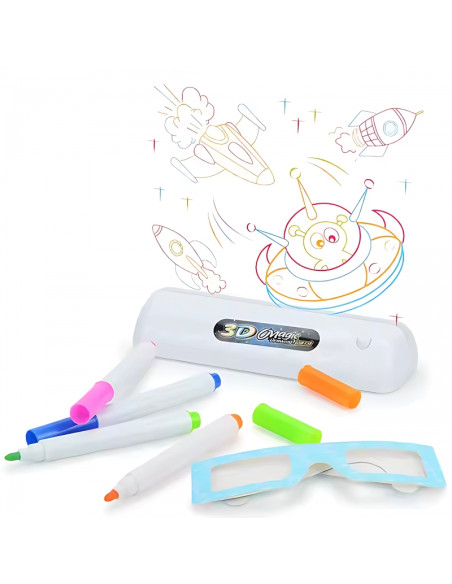 WOOPIE Magnetyczna Tablica 3D Podświetlenie LED do Rysowania WOOPIE Magnetyczna Tablica 3D Podświetlenie LED do Rysowania