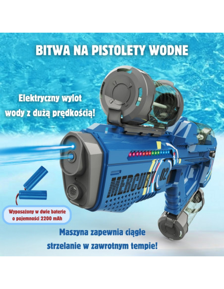 WOOPIE elektrinis vandens pistoletas MERCURY 02 WOOPIE elektrinis vandens pistoletas MERCURY 02