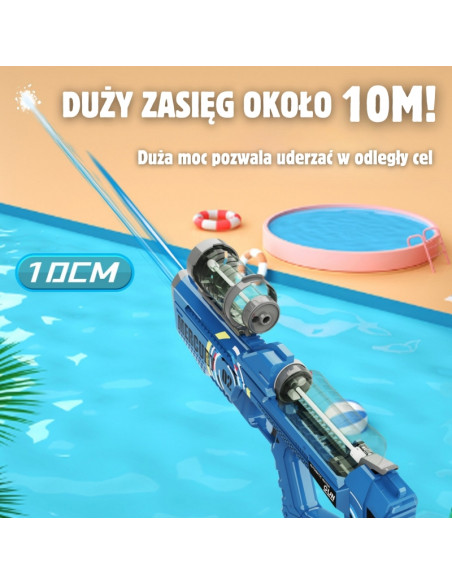 WOOPIE Pistolet na Wodę Elektryczny Automatyczny Merkury WOOPIE Pistolet na Wodę Elektryczny Automatyczny Merkury