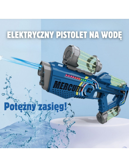 WOOPIE elektrinis vandens pistoletas MERCURY 02 WOOPIE elektrinis vandens pistoletas MERCURY 02