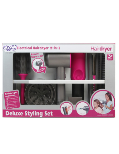 Набор для парикмахера WOOPIE Little Hair Dresser, аксессуары для фена и выпрямителя