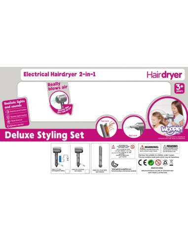 Набор для парикмахера WOOPIE Little Hair Dresser, аксессуары для фена и выпрямителя