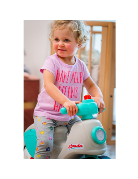 FALK važiuojamasis paspirtukas Strada Retro tylios padangos