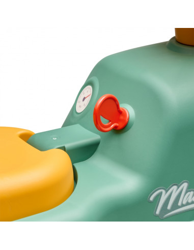 FALK Baby Maurice traktorius Green Vintage su priekaba nuo 1 metų