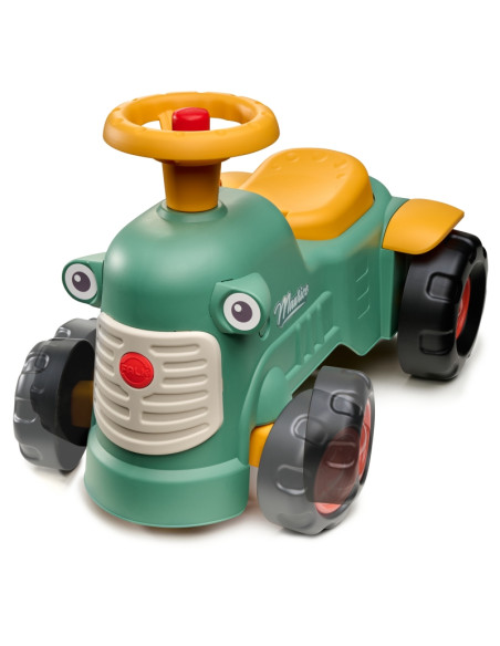 FALK Baby Maurice traktorius Green Vintage su priekaba nuo 1 metų