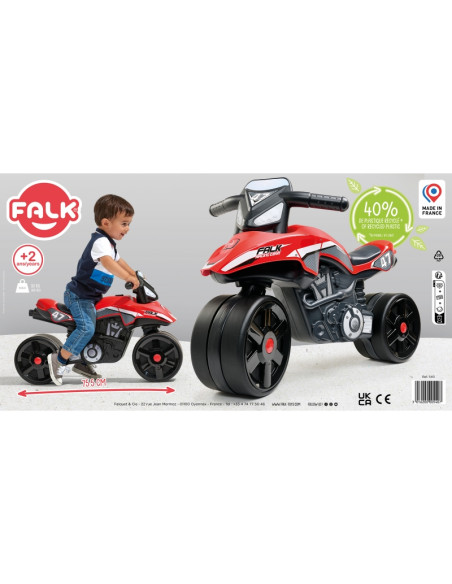 FALK Ride-on Racing Team motociklas FALK Ride-on Racing Team motociklas