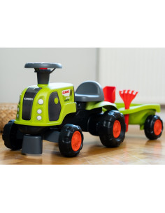FALK Ride-on Claas 470 Arion Green su priekaba + smėlio rinkiniu 2