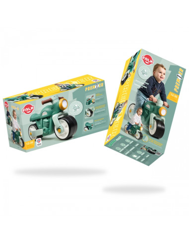 FALK Cross Country Ride Variklis Prem1er Retro Green (tylūs ratai)