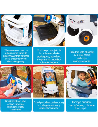 LITTLE TIKES Cozy Coupe Ride-on – Space Rover