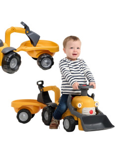 FALK Walker Marcel ekskavatorius - paspirtukas su priekaba