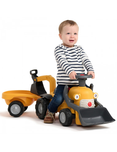 FALK Walker Marcel ekskavatorius - paspirtukas su priekaba