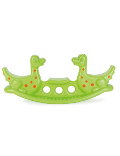 WOOPIE Multi-Person Rocker Dino Swing Balance šviesiai žalia