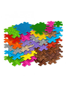 WOOPIE Ortopedinis sensorinis kilimėlis Royal Puzzle 26 el. + 4 maži