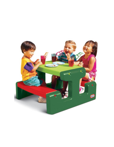LITTLE TIKES iškylų stalas vaikams sultingai žalias