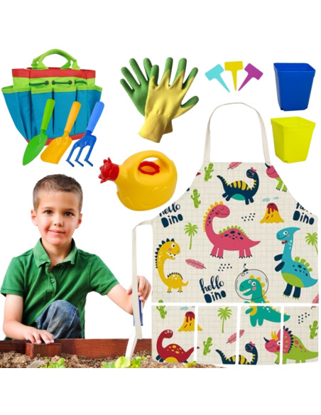 WOOPIE mažasis sodininkas rinkinys 15el. Dinozaurai WOOPIE mažasis sodininkas rinkinys 15el. Dinozaurai