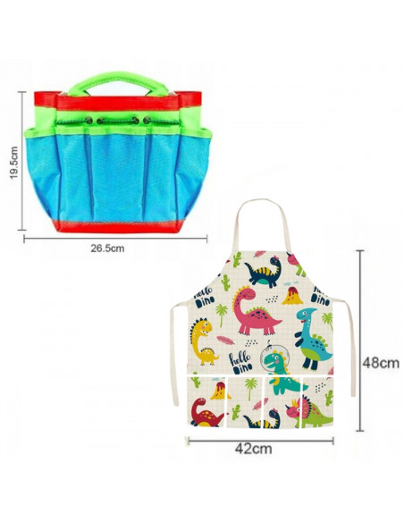 WOOPIE mažasis sodininkas rinkinys 15el. Dinozaurai WOOPIE mažasis sodininkas rinkinys 15el. Dinozaurai