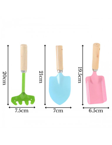 WOOPIE Mažojo sodininko rinkinys 18 el. "Vienaragis"