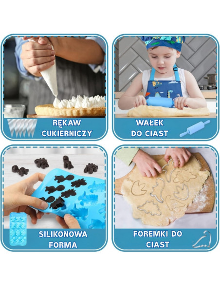 WOOPIE Dino mažojo virėjo rinkinys