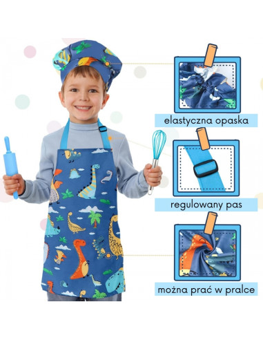 WOOPIE Dino mažojo virėjo rinkinys