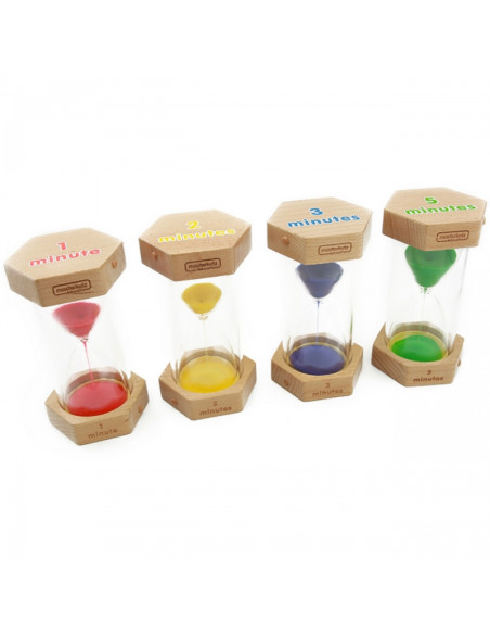 MASTERKIDZ smėlio laikrodžio rinkinys - Time Science