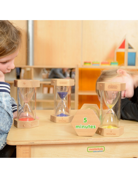 MASTERKIDZ smėlio laikrodžio rinkinys - Time Science
