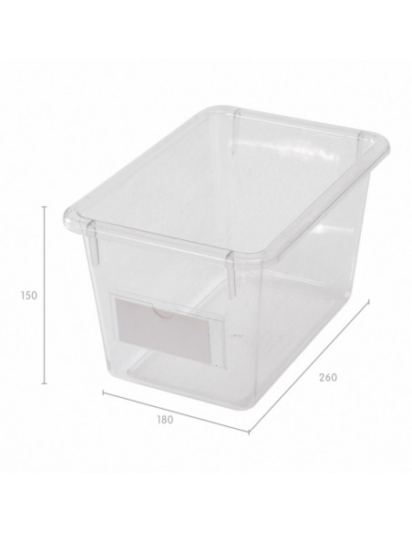 MASTERKIDZ akrilo STEM plastiko daiktadėžės 6 vnt