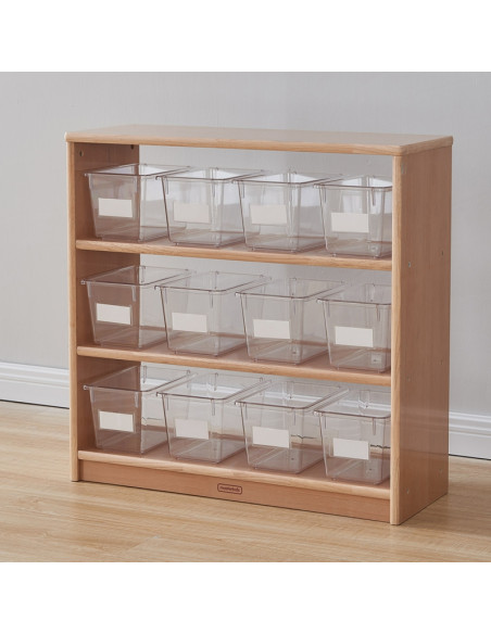 MASTERKIDZ akrilo STEM plastiko daiktadėžės 6 vnt